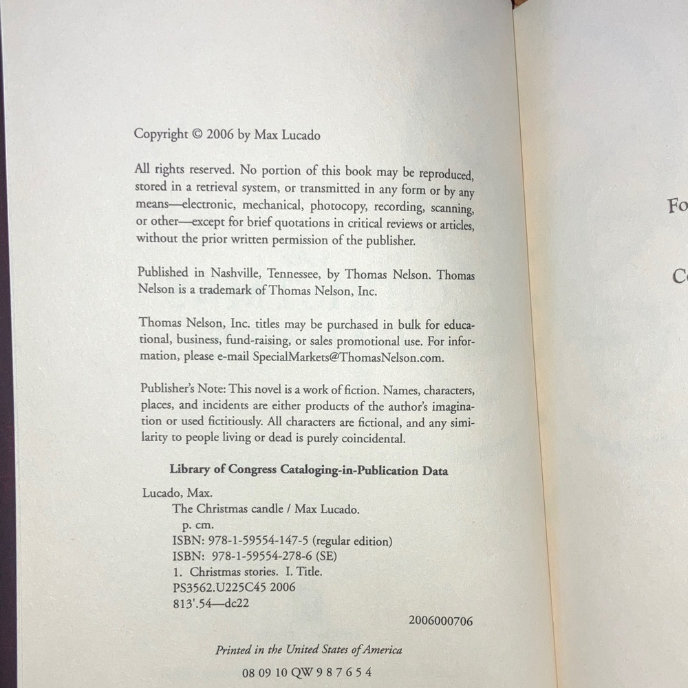 Max Lucado The Christmas Candle - hardcover Book - Picture 7 of 16